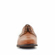 Zapatos vestir Be Cool bluchers marrones de piel con cordones encerados - Querol online