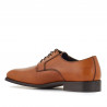Sabates vestir Be Cool bluchers marrons de pell amb cordons encerats
