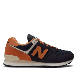 Sabatilles esportives New Balance ML574 blau amb marró - Querol online