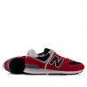 Zapatillas deportivas New Balance ML574 rojas y azules marino