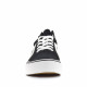 Zapatillas lona Stay negras con franja blanca y estilo skate - Querol online