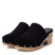 Zapatos tacón Carmela 068610 negro con tachuelas - Querol online