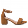 Sandàlies taló Refresh 079864 camels de taló mità amb tancament al tormell