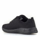 Zapatillas deportivas Vicmart negras con cordones negros - Querol online