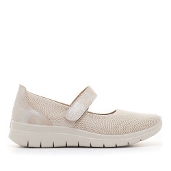 Sabates de falca Vicmart beix tipus mercedites - Querol online