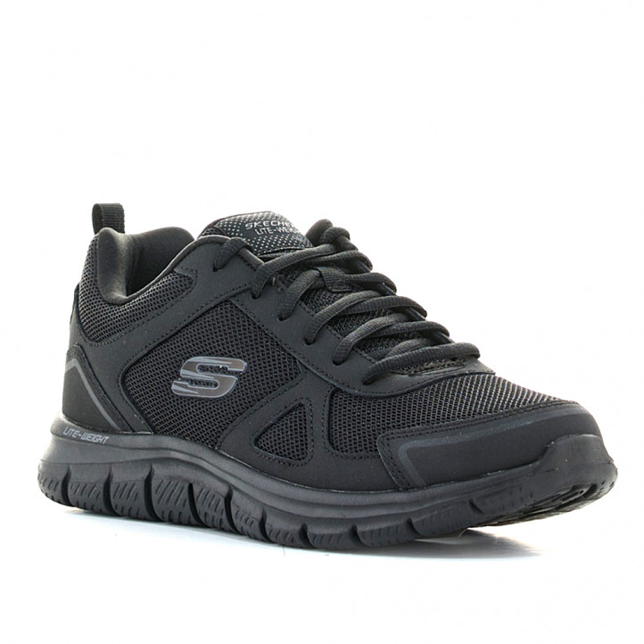 Zapatillas deportivas Skechers burns - agoura negras - Querol online