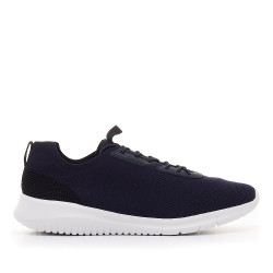 Zapatillas deportivas Geox Spherica azules marino sin cordones - Querol online
