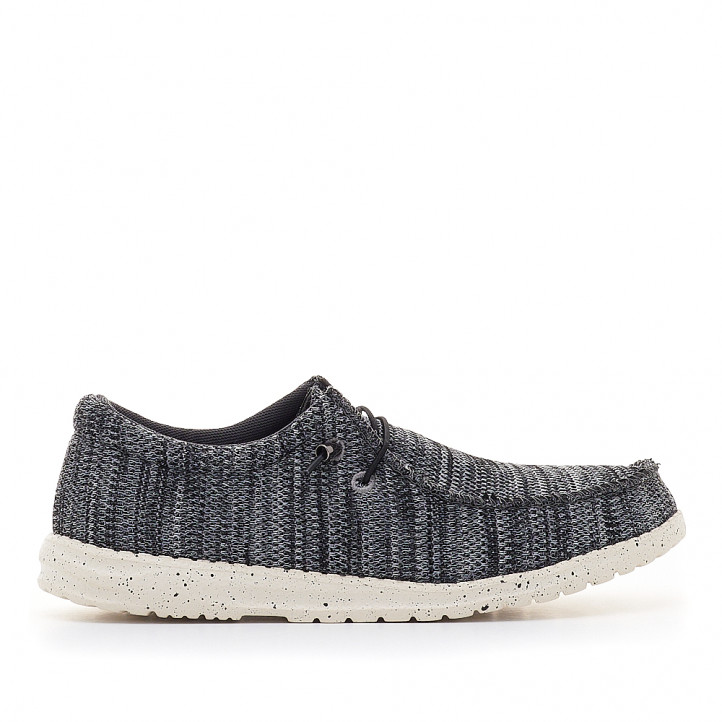 Zapatos sport Sweden Klë con tejido estampado gris