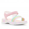 sandalias Pablosky con tiras arcoiris