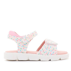 sandàlies GARVALIN amb doble velcro i detalls de colors - Querol online