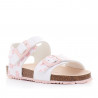 sandalias GARVALIN cierre con hebillas y  dibujos de flores