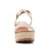 Sandalias cuña D'Angela con cuerdas y plataforma