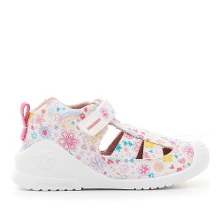 Sabates Biomecanics estampat amb flors de colors - Querol online