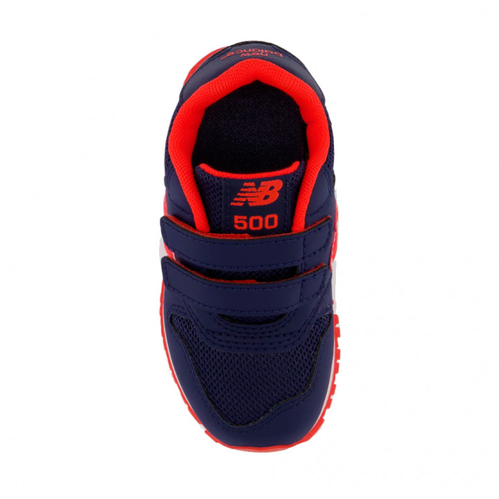 Sabatilles esport New Balance 500 Hook & Loop blaves i vermelles - Querol online