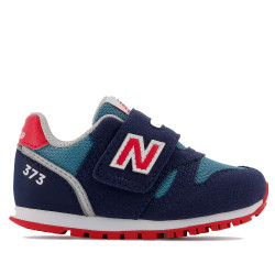 Sabatilles esport New Balance 373 blaves amb zones vermelles - Querol online
