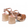 Sandàlies taló Porronet SERRATGE TAUPE CUIR GIULIA