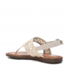 Sandalias planas Xti 043930 de dedo y estilo ganchillo
