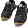 Zapatillas deportivas Mustang 69983 negres amb detalls rose silver