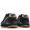 Zapatillas deportivas Mustang 69983 negres amb detalls rose silver