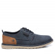 Zapatos sport Refresh 079702 azul con detalles marrones - Querol online