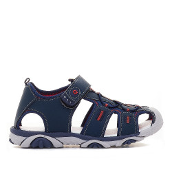 sandàlies QUETS! blaves amb taronja i blanc - Querol online