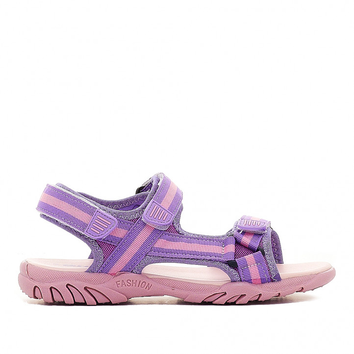 sandalias QUETS! deportivas con suela lilas - Querol online