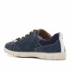 Zapatos sport Baerchi azules con cordones claros - Querol online