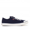 Zapatillas lona Levi's hernandez azules con puntera de goma