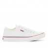 Zapatillas lona Levi's hernandez blancas