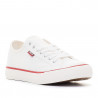 Sabatilles lona Levi's hernandez blanques