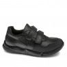 Sabatilles esport Pablosky de pell negres amb dos velcros