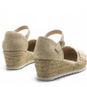 Alpargatas Mustang 048247 con cuña de rafia