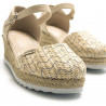 Alpargatas Mustang 048247 con cuña de rafia