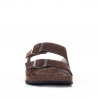 Sandàlies Walk & Fly marrons amb doble banda i sivella