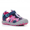 sandàlies Gioseppo esportives blava i rosa per a nens abaira