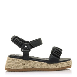 Sandalias plataformas Mustang 050510 con elástico y velcro - Querol online