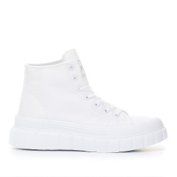 Sabatilles lona Refresh blanques de bota i sola truck - Querol online