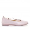 Ballarines Vulladi rosa metalitzada amb tires creuades