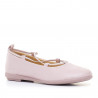 Ballarines Vulladi rosa metalitzada amb tires creuades