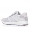 Zapatillas Geox blancas con tonos grises