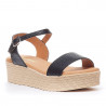 Sandalias plataformas Redlove fabienne negras con plataforma