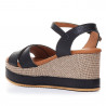 Sandalias cuña Redlove irina con suela con parte negra