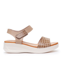 Sandàlies falca Redlove delphine amb disseny animal print - Querol online