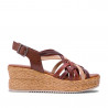 Sandàlies falca Porronet PELL MOKA-CUIR TAMARA