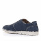 Zapatos sport Baerchi azules con piel perforada - Querol online