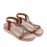 Sandàlies planes Porronet SERRATGE CUIR DANA
