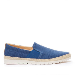 Espardenyes Lobo espiguette de color blau - Querol online