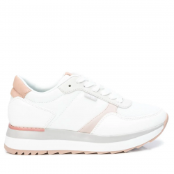 Sabatilles Xti 043846 blanques amb detalls en pell girada - Querol online