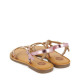 sandalias Gioseppo en oro rosa con cristales deland - Querol online