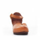 Zapatos tacón EMMA marrones con cierre en el tobillo - Querol online
